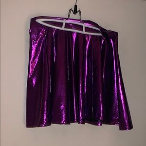 Purple skater skirt